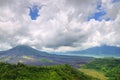 Landscape of Batur volcano on Bali island, Indonesia Royalty Free Stock Photo