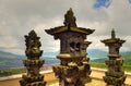 Landscape of Batur volcano on Bali island, Indonesia Royalty Free Stock Photo