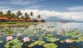 Landscape beach in Bali Royalty Free Stock Photo