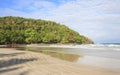 Landscape the beach of Nagtabon. The island of Palawan.