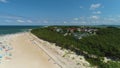 Landscape Beach Rowy Plaza Krajobraz Aerial View Poland