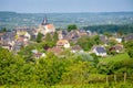 Landscape of Beaumont en Auge in Normandy Royalty Free Stock Photo