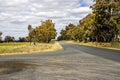 Landscape of a beautiful country road near Emmaville, New South Wales, Australia.