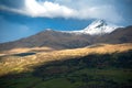 Landscape and beautiful mountains in South Island, New Zealand