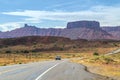 Landscape the beautiful road to the Capitol Reef National Park, Utah, USA.