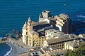 A landscape of a beautiful village, Camogli, Liguria, Italy Royalty Free Stock Photo