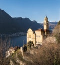 Church of Pognana Lario, Italy Royalty Free Stock Photo