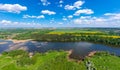 Landscape in Belarus shutted from drone Royalty Free Stock Photo