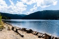 Landscape with Belis Fantanele Lake