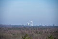 Landscape of Berlin from Aussichtsturm am Finkenberg in Doeberitzer heide Brandenburg Germany Royalty Free Stock Photo