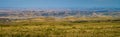 Landscape of the Big Horn Valley in Montana Royalty Free Stock Photo