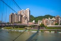 Landscape of bitan in new taipei city, taiwan