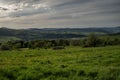 Landscape in Black Moor wetland in Rhon, Germany