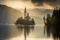 Blesko jezero, Bled Island, Slovenia