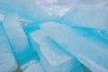 Blue Ice Shards Straits of Mackinac Royalty Free Stock Photo