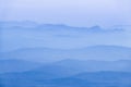 Landscape with blue mountains Royalty Free Stock Photo