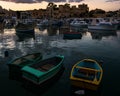 Landscape with boats Luzzi. Birzebbuga. Valletta.Malta.