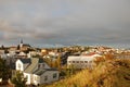 Landscape Borgarnes, Iceland Royalty Free Stock Photo