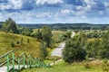 Landscape in Braslaw District, Belarus Royalty Free Stock Photo