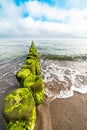 Landscape , breakwater Royalty Free Stock Photo
