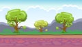 Landscape for browser and arcade games. Royalty Free Stock Photo
