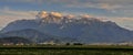 landscape with bucegi mountains Royalty Free Stock Photo