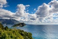 Landscape of Budva riviera in Montenegro Royalty Free Stock Photo