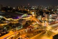 Landscape building business district of bangkok