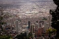 Landscape of the buildings of the downtown in Bogota, Colombia