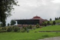 Landscape and buildings at Tathagata Tsal Buddha Park in ravangla