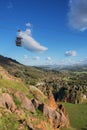 Landscape of Cabarceno natural park in Cantabria, Spain. Royalty Free Stock Photo