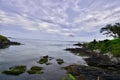 Landscape of Cabo Frio city fort. Brazil