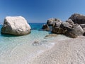 Landscape of Cala delle Sorgenti beach