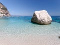 Landscape of Cala delle Sorgenti beach