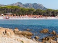 Landscape of Cala Ginepro beach in the gulf of Orosei Sardinia I