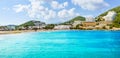 Landscape with Cala Llonga, Ibiza Royalty Free Stock Photo