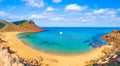 Landscape with Cala Pilar beach, Menorca