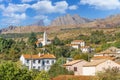 Landscape with Calacuccia village, Corsica
