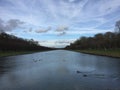 Landscape canal at Fontainebleau