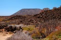 Landscape on the Canary island Lobos, Spain. Royalty Free Stock Photo