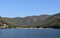 Landscape of Cap de Creus in the background Cala Montjoi, El Bulli, Costa Brava, Girona province, Catalonia, Spain Royalty Free Stock Photo