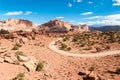 Landscape in Capitol Reef National Park Royalty Free Stock Photo