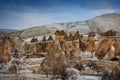 Landscape in Cappadocia a great visual impact