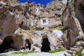landscape of Cappadocia in Turkey, incredible rock formations Royalty Free Stock Photo