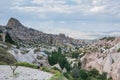Landscape in Cappadocia, Turkey Royalty Free Stock Photo