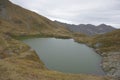 Landscape from Capra Lake in Romania and Fagaras mountains Royalty Free Stock Photo