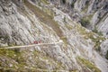 Landscape of the Cares route in Picos de Europa Royalty Free Stock Photo