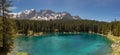 Carezza lake Lago di Carezza, Karersee in the Dolomites Alps