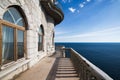 Landscape Castle Swallow's nest Crimea and deep blue sea