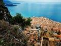 Landscape of Cefalu, Sicily, Italy. Royalty Free Stock Photo